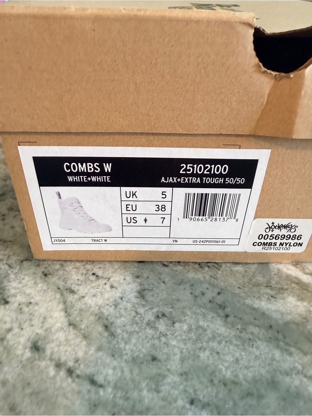 Jax All-White Lace-Up Platform Ankle Boots - Picture 2 of 2